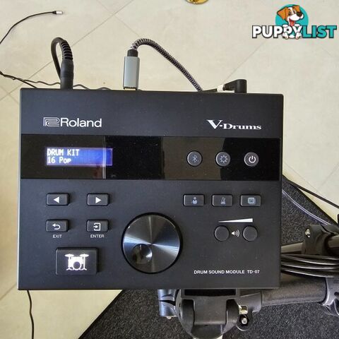 Roland TD07KV Digital V-Drum Kit (Electronic Drum Kit)