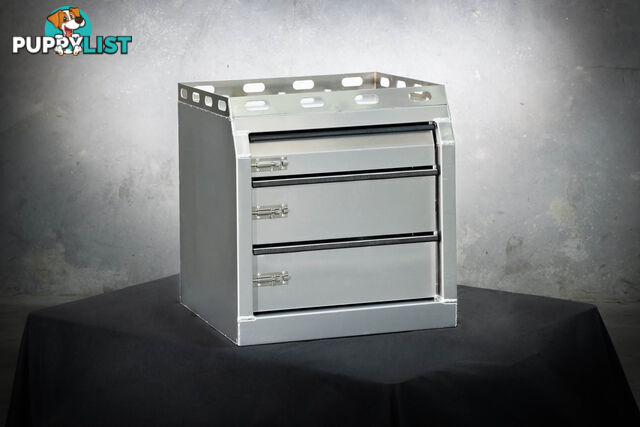 ALUMINIUM 3 DRAWER UNIT