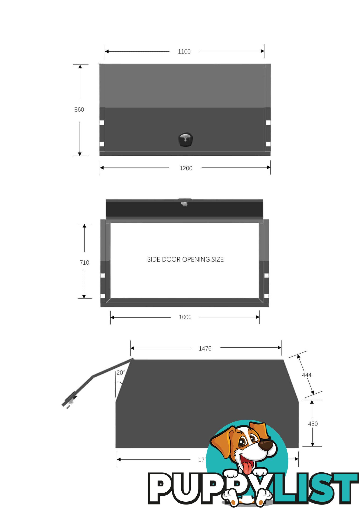 X1-1200 F/P 2 DOORS