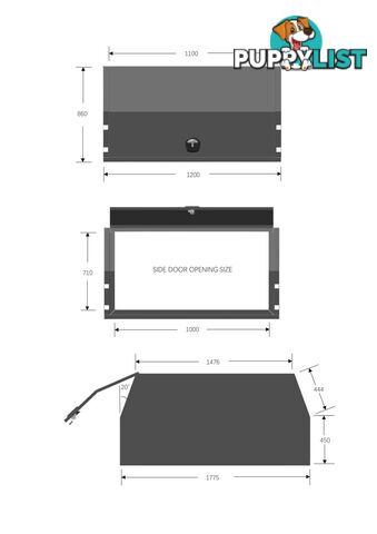 X1-1200 F/P 2 DOORS