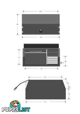 X1-2100 F/P DRAWER SET