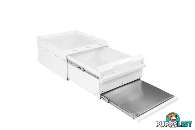 T3/X3 4WD COMBO 1600MM L TRAY AND CANOPY RAW ALLOY