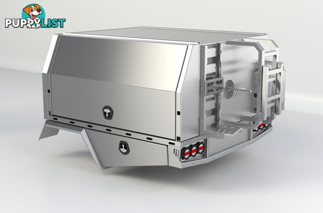 T3/X3 4WD COMBO 1600MM L TRAY AND CANOPY RAW ALLOY