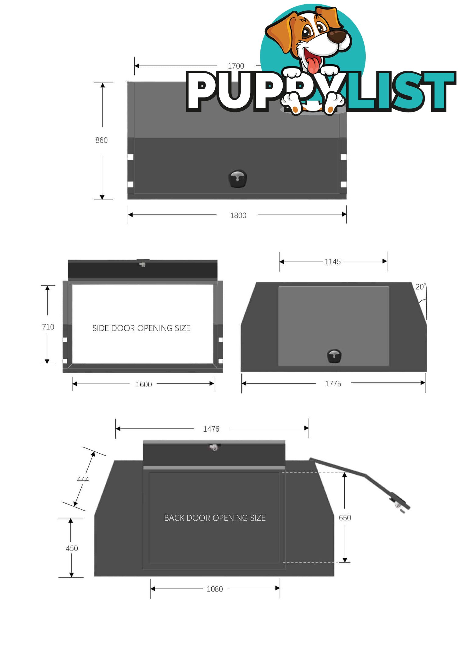 T1/X1 1800MM 3 DOORS F/P COMBO DEAL