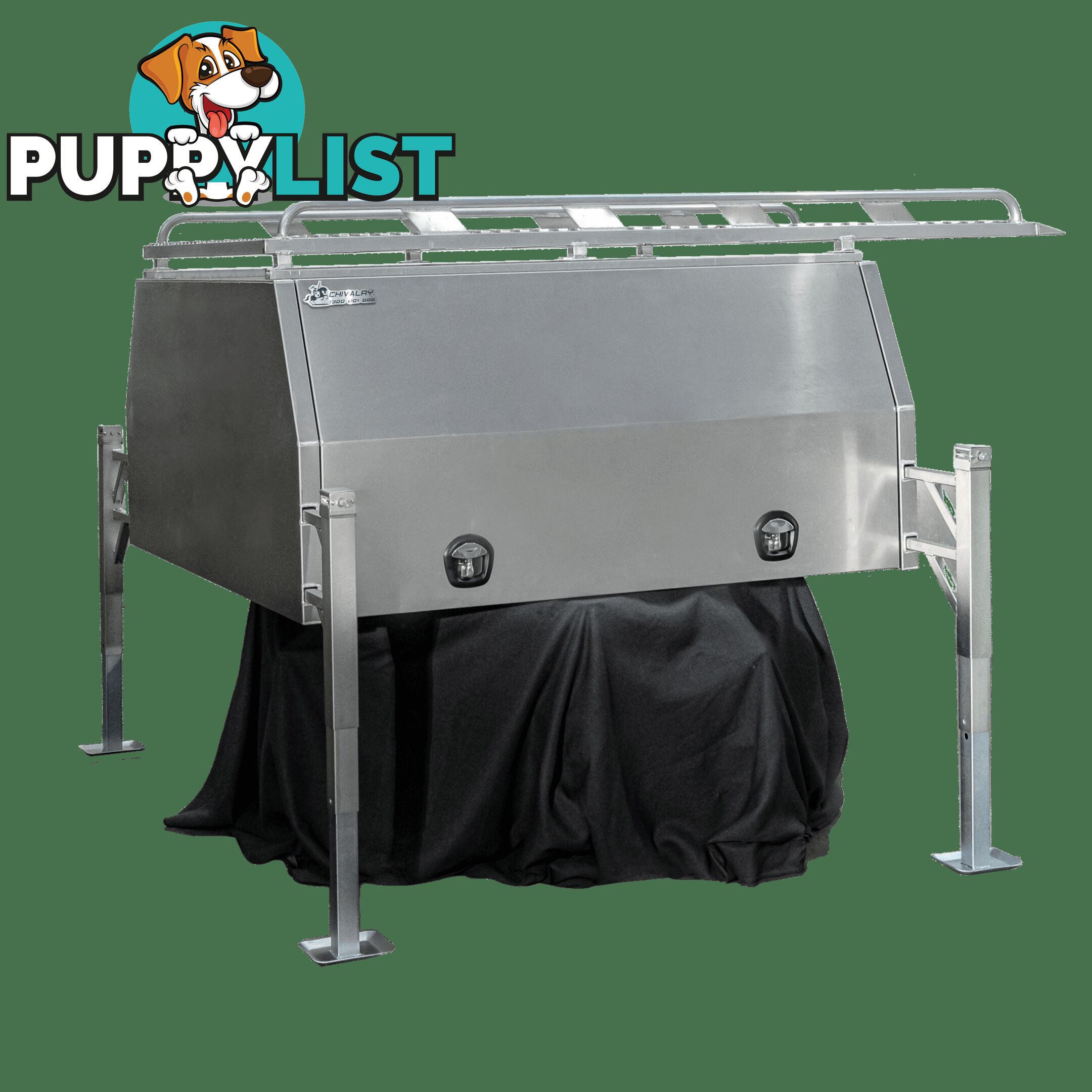 X3 CANOPY FOR TOYOTA LC79 FACTORY TRAY 1650MML 2 DOORS BLACK