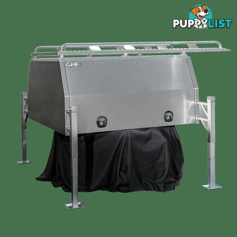 X3 CANOPY FOR TOYOTA LC79 FACTORY TRAY 1650MML 2 DOORS BLACK
