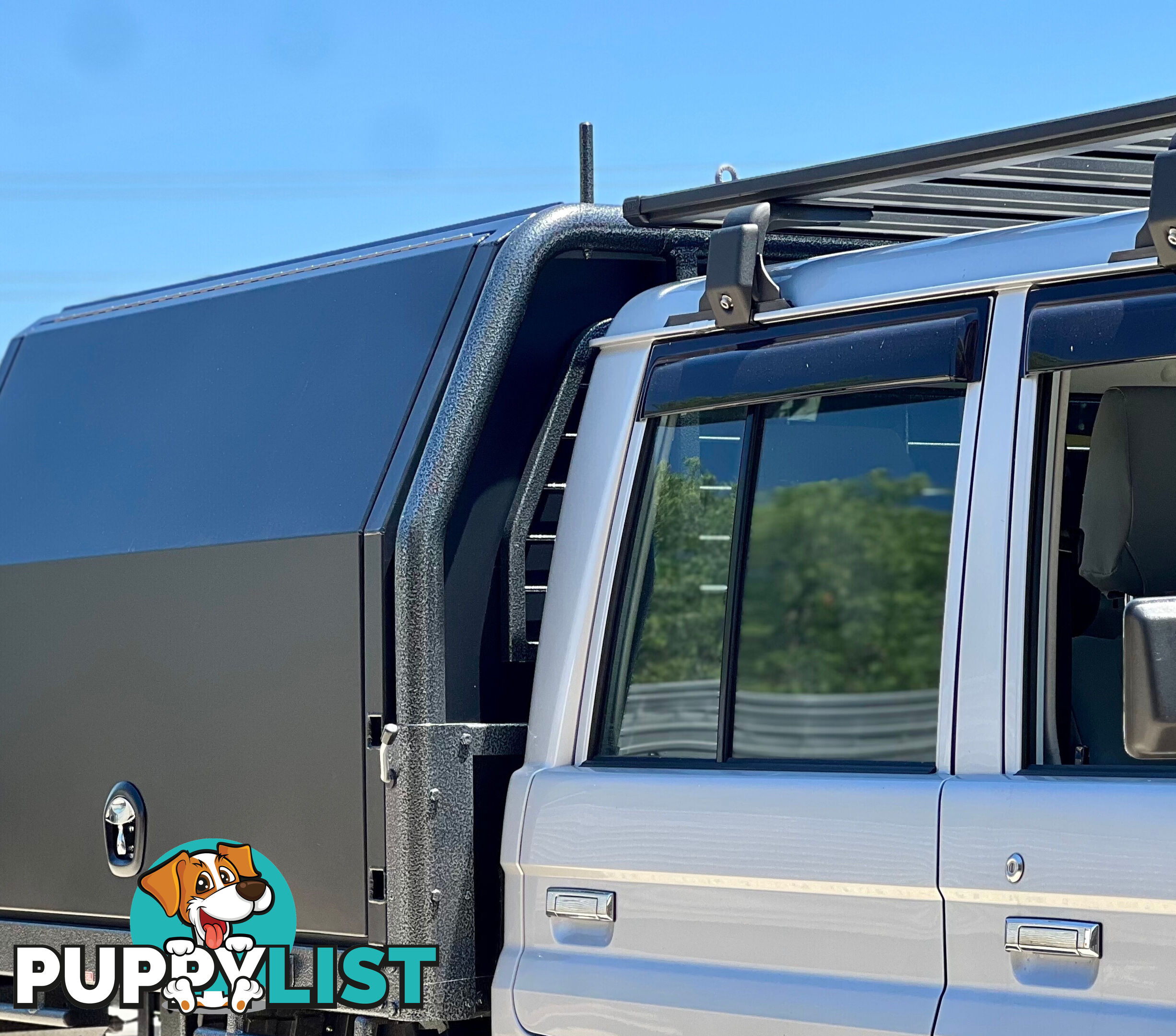 X3 CANOPY FOR TOYOTA LC79 FACTORY TRAY 1650MML 2 DOORS BLACK
