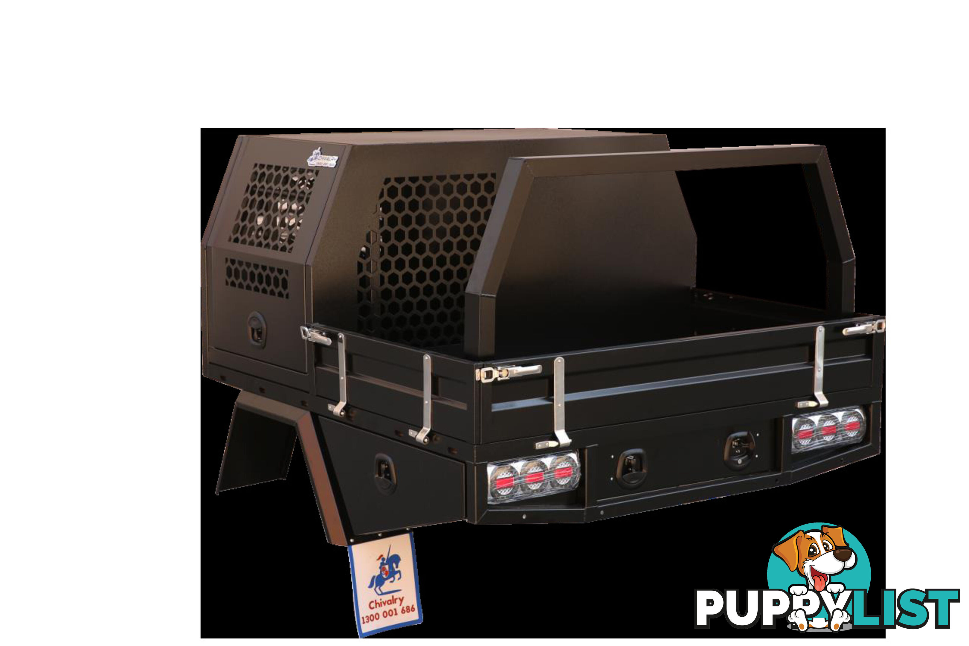 T3-WIDE 1800 DUAL CAB FULL TRAY BLACK