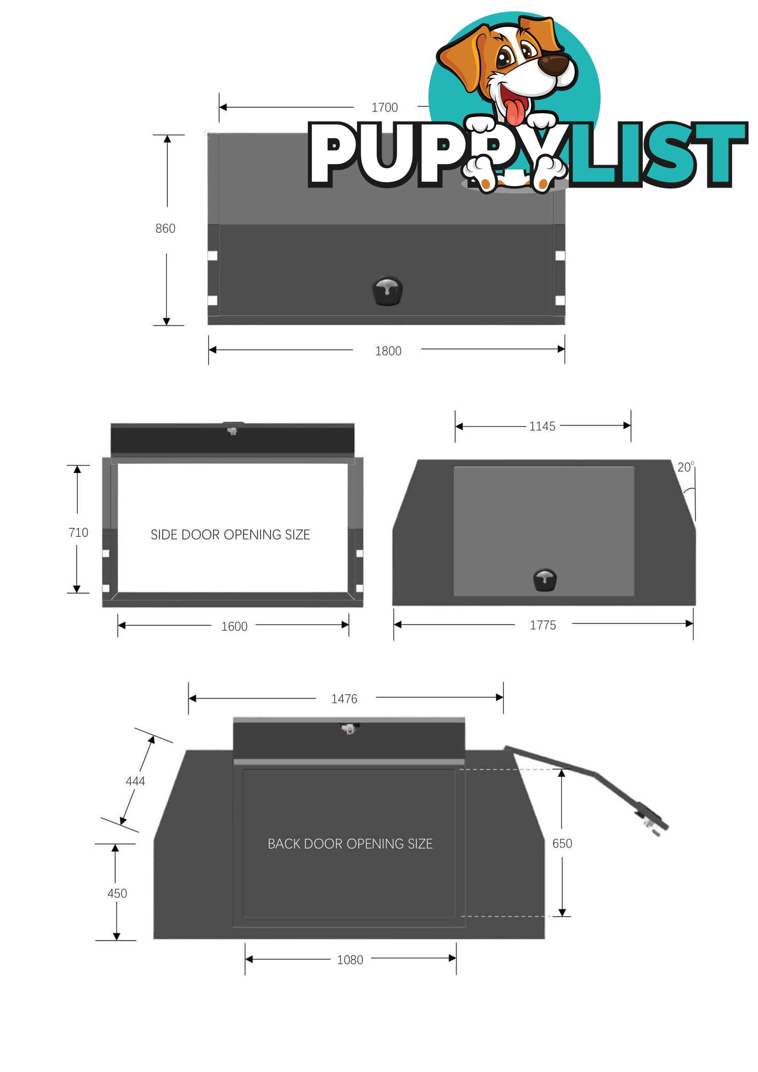 X3-1800 3 DOORS RAW ALLOY