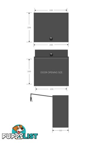 1400 F/P TRUCK TOOLBOX MARINE-GRADE ALLOY