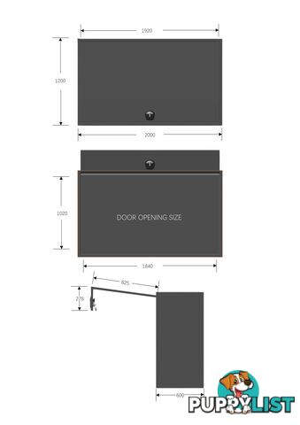 2000 F/P TRUCK TOOLBOX MARINE-GRADE ALLOY