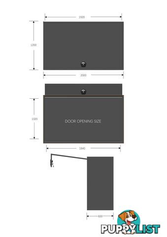 2000 F/P TRUCK TOOLBOX MARINE-GRADE ALLOY