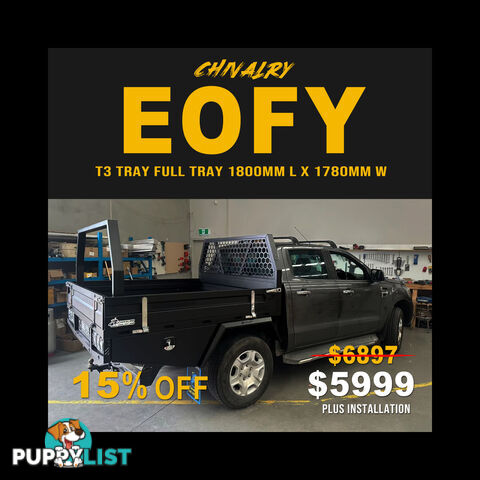 T3-1800 DUAL CAB FULL TRAY BLACK COMBO