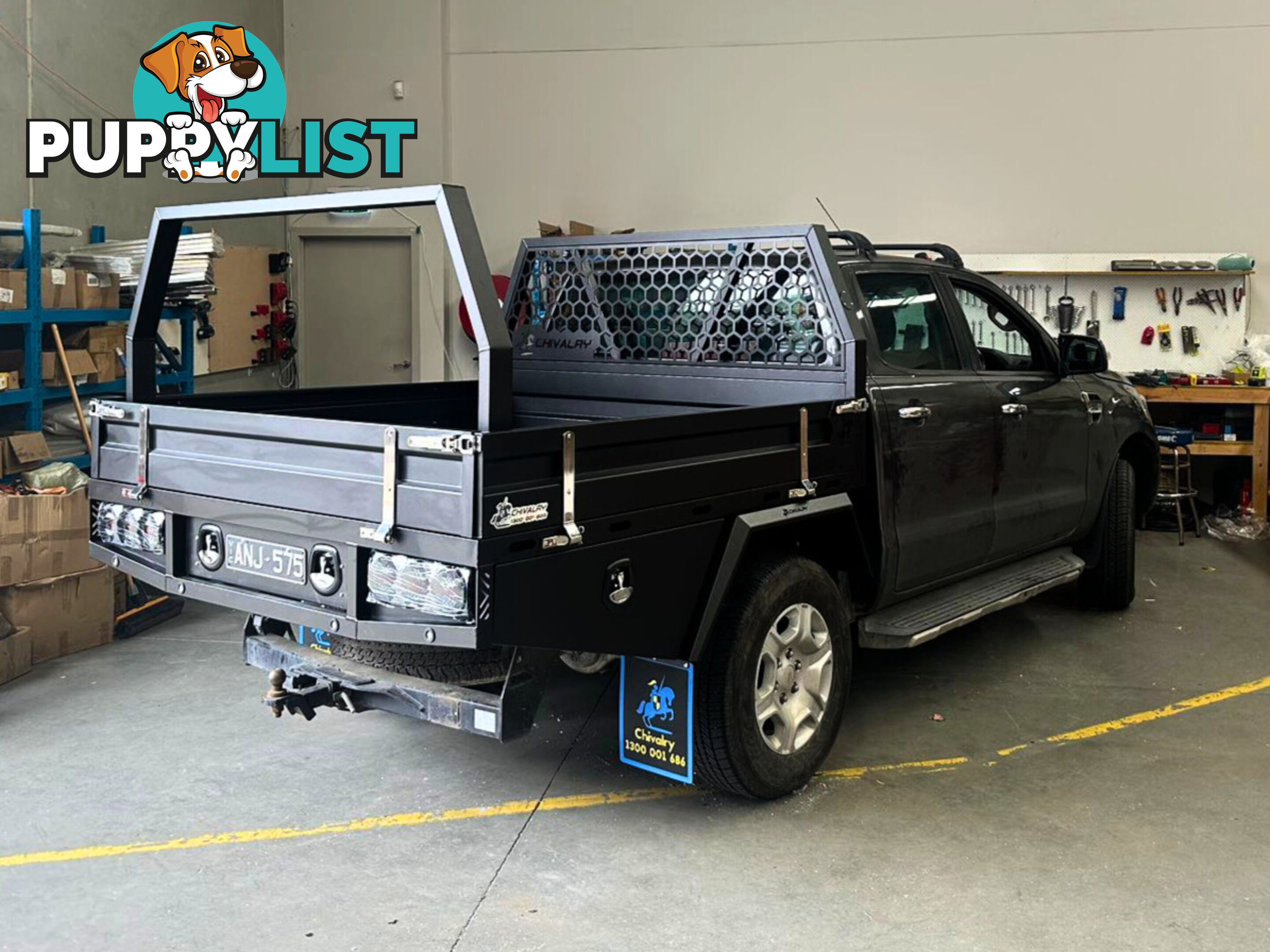 T3-1800 DUAL CAB FULL TRAY BLACK COMBO