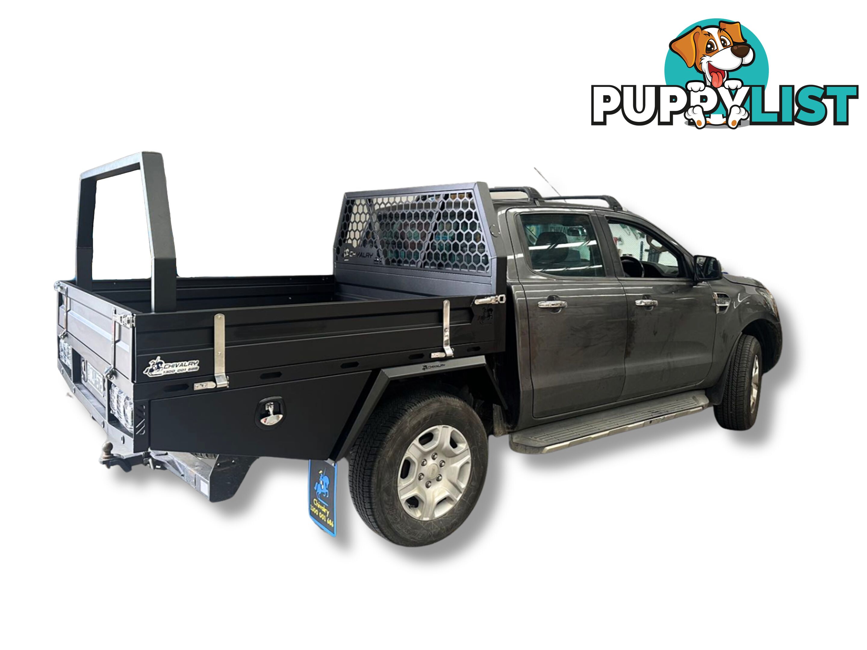 T3-1800 DUAL CAB FULL TRAY BLACK