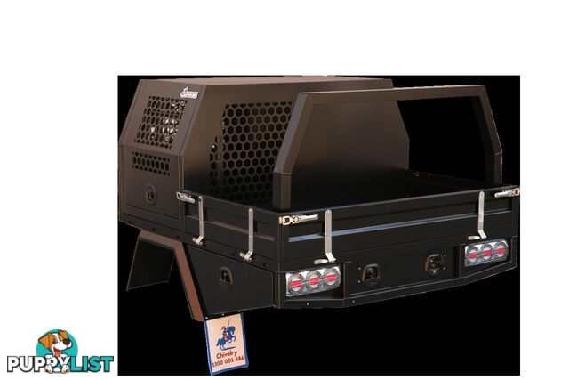T3-1800 DUAL CAB FULL TRAY BLACK