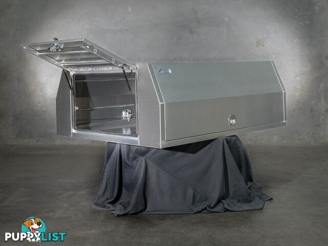 T1/X1 1800MM BLACK CANOPY AND RAW ALLOY TRAY 3 DOORS COMBO