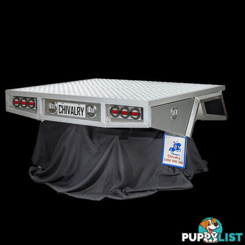 S1 1800MM SERVICE BODY FLAT ALLOY WITH 3 DOOR – WHITE