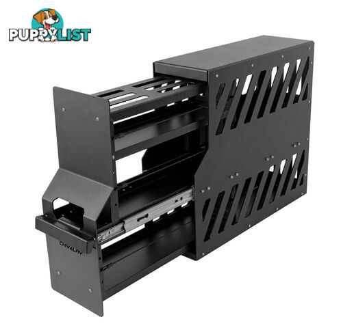 ALUMINIUM PANTRY SLIDE BLACK