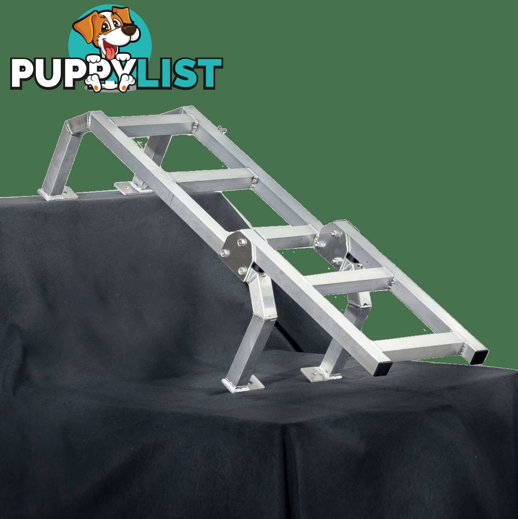 ALUMINIUM CANOPY REAR CLIMBING FOLDING LADDER