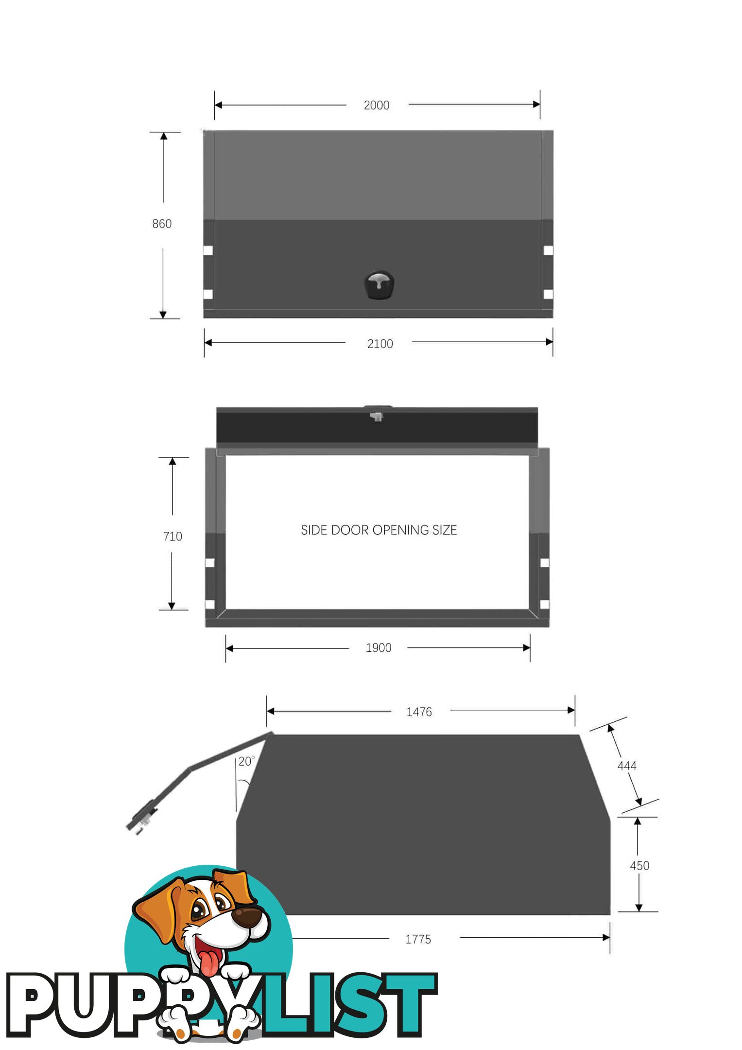 X1-2100 F/P 2 DOORS