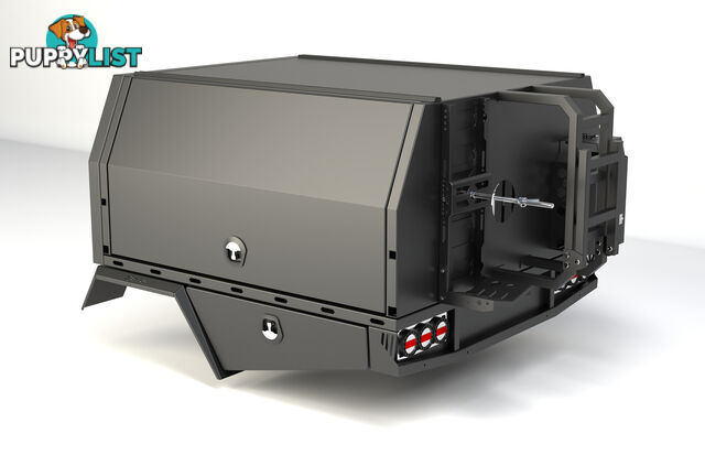 T3/X3 4WD COMBO 1800MM L TRAY AND CANOPY RAW ALLOY