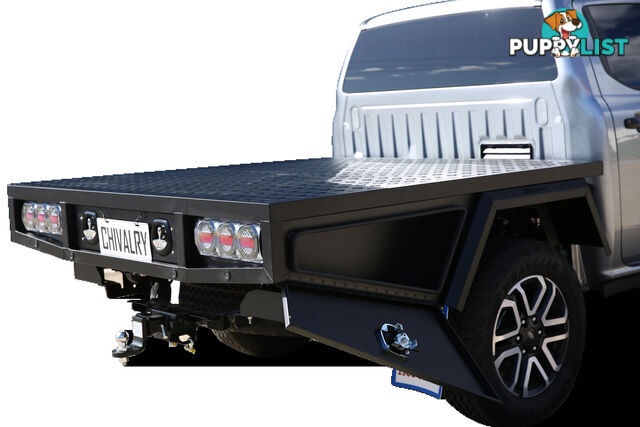 T3-1800 DUAL CAB TRAY BLACK