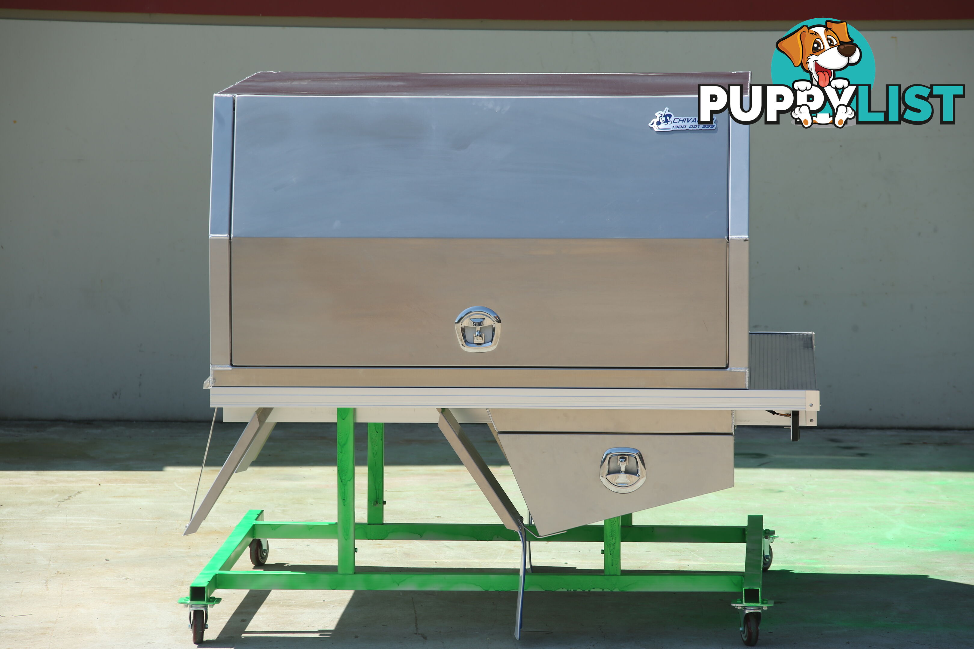 T1/X1 1650MM CANOPY BLACK AND 1800MM TRAY RAW ALLOY
