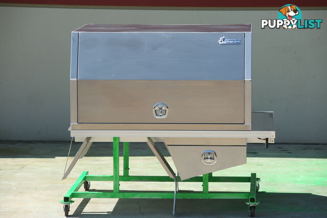 T1/X1 1650MM CANOPY BLACK AND 1800MM TRAY RAW ALLOY