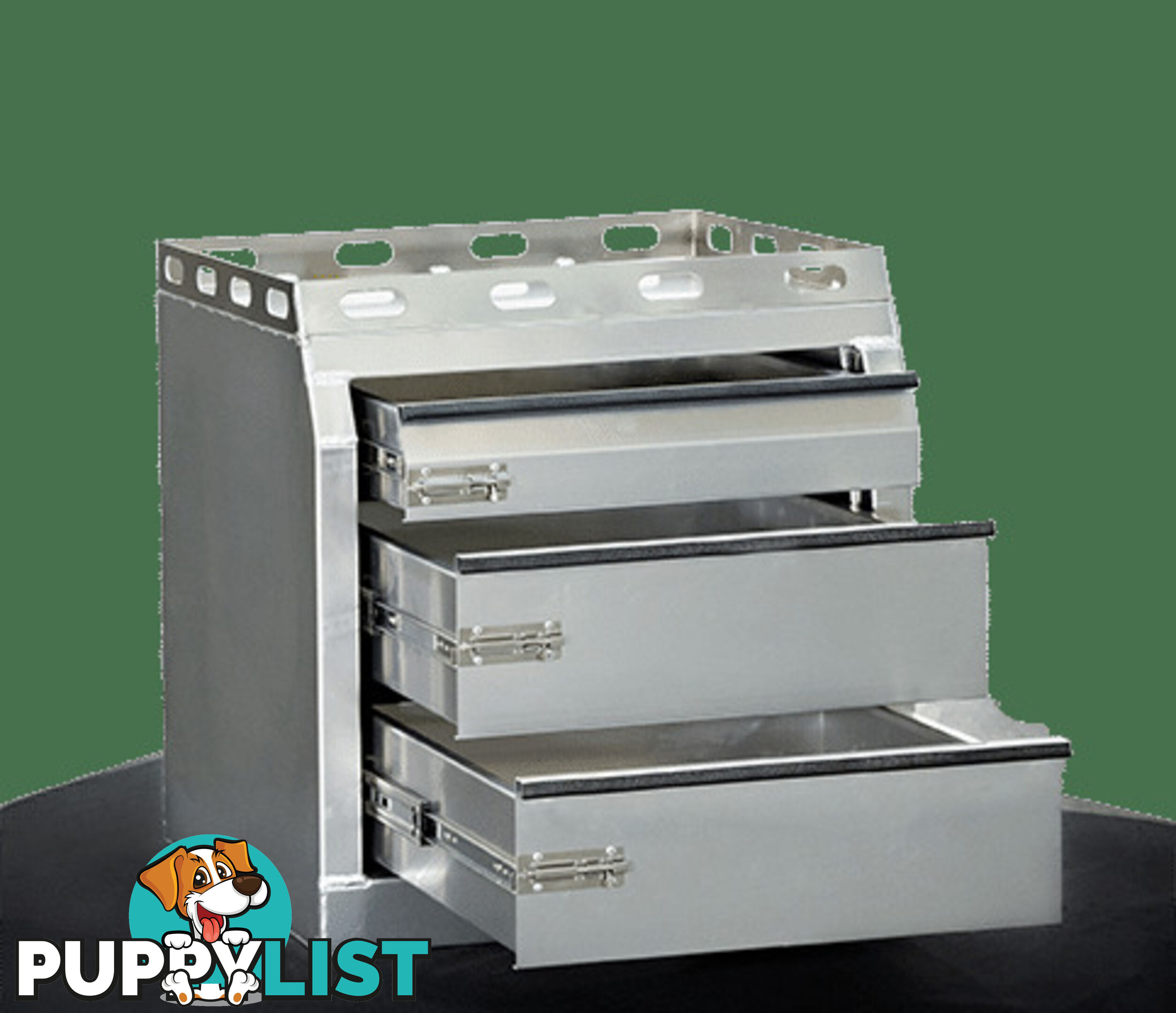 T1/X1 1650MM CANOPY BLACK AND 1800MM TRAY RAW ALLOY