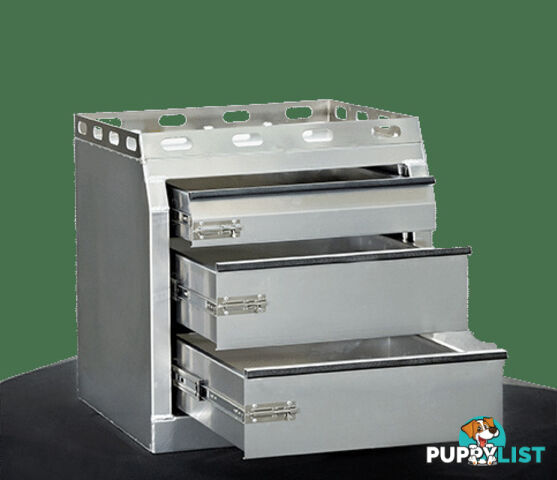T1/X1 1650MM CANOPY BLACK AND 1800MM TRAY RAW ALLOY