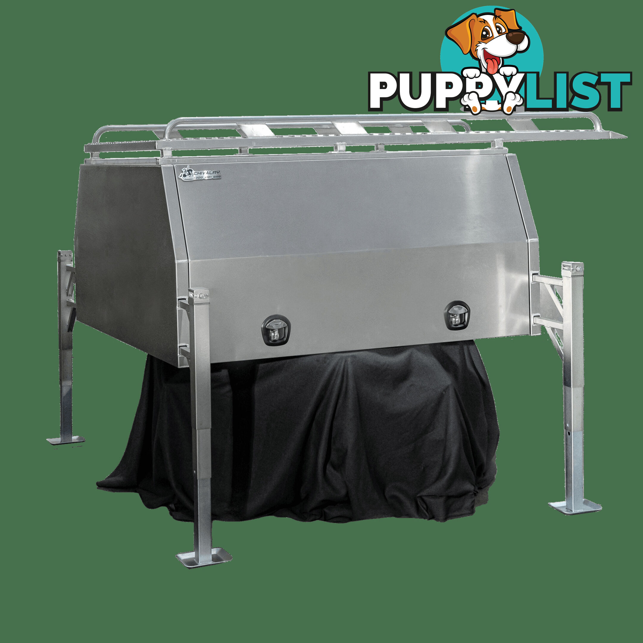 X3 CANOPY FOR TOYOTA LC79 FACTORY TRAY 1600MML 2 DOORS RAW ALLOY