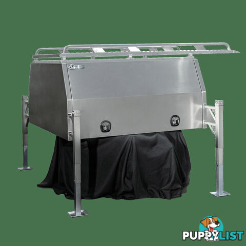 X3 CANOPY FOR TOYOTA LC79 FACTORY TRAY 1600MML 2 DOORS RAW ALLOY