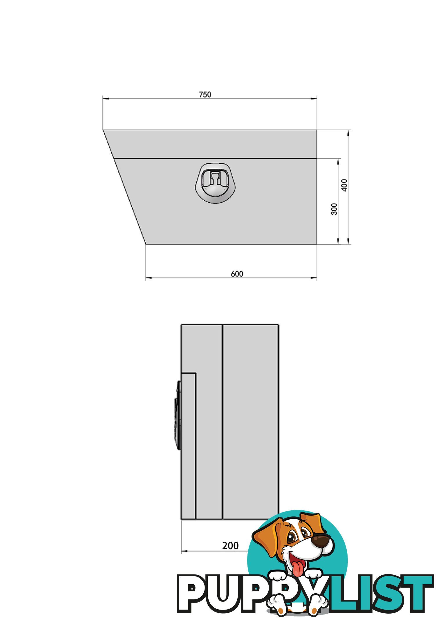 750 F/P SQUARE UNDER TRAY BOXES