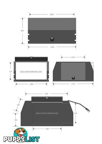 X1-2100 F/P 3 DOORS