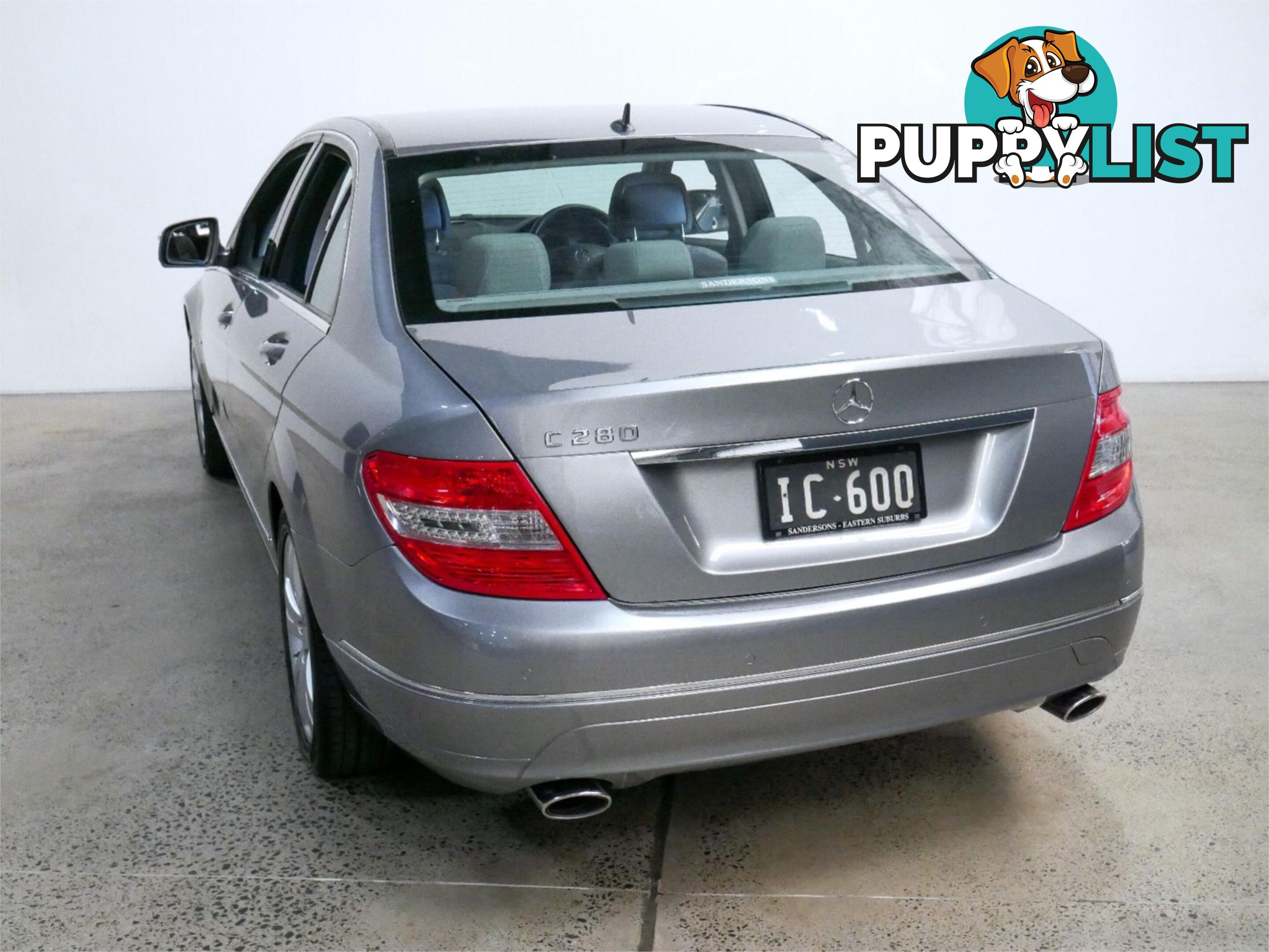 2007 MERCEDES-BENZ C280 ELEGANCE W204 4D SEDAN
