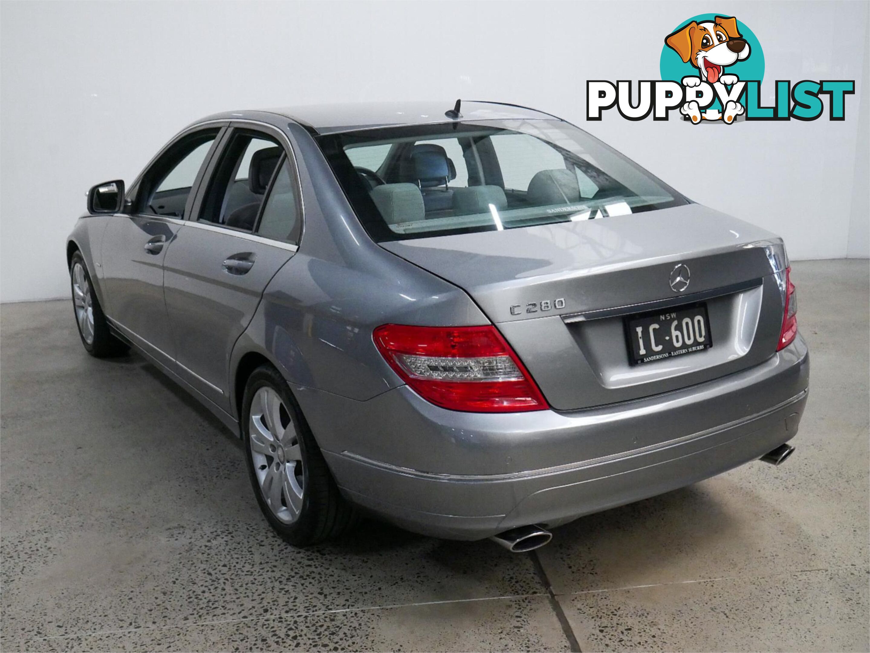 2007 MERCEDES-BENZ C280 ELEGANCE W204 4D SEDAN