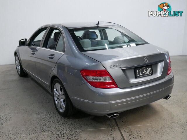 2007 MERCEDES-BENZ C280 ELEGANCE W204 4D SEDAN