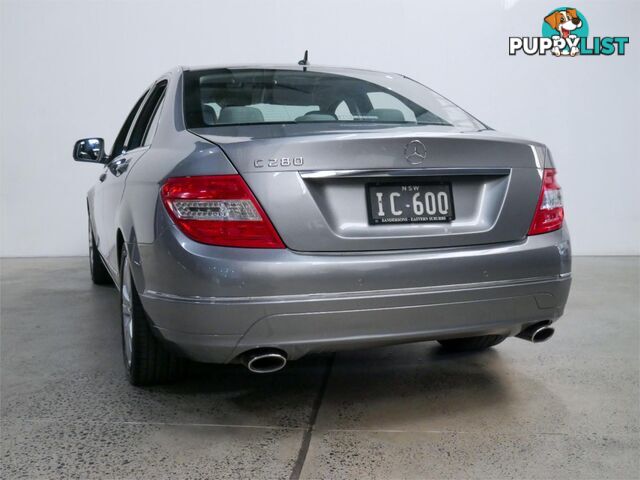 2007 MERCEDES-BENZ C280 ELEGANCE W204 4D SEDAN