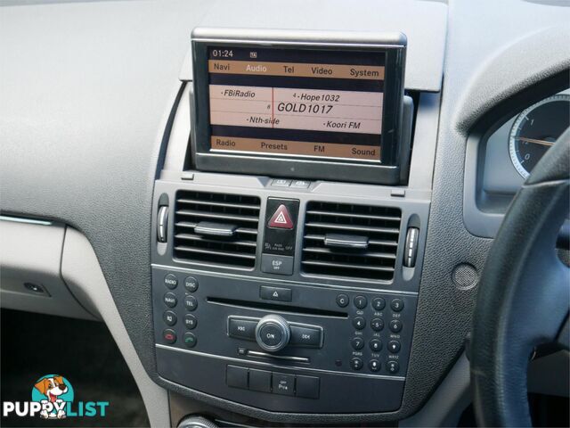 2007 MERCEDES-BENZ C280 ELEGANCE W204 4D SEDAN