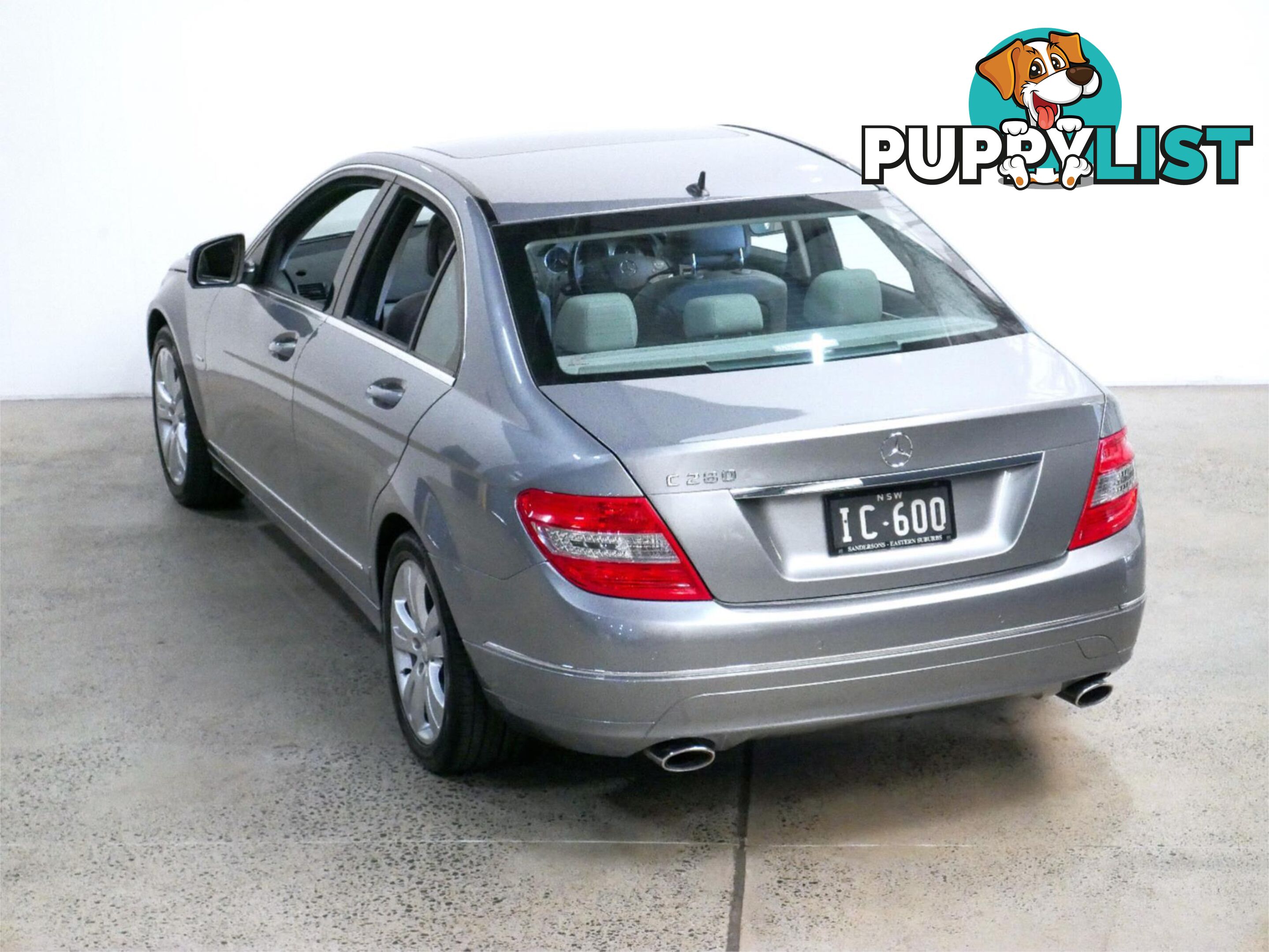 2007 MERCEDES-BENZ C280 ELEGANCE W204 4D SEDAN