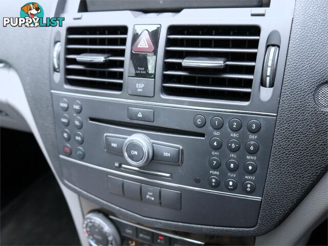 2007 MERCEDES-BENZ C280 ELEGANCE W204 4D SEDAN