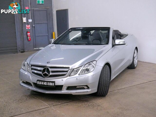 2010 MERCEDES-BENZ E350 AVANTGARDE 207 2D CABRIOLET