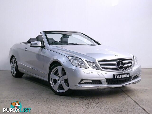 2010 MERCEDES-BENZ E350 AVANTGARDE 207 2D CABRIOLET