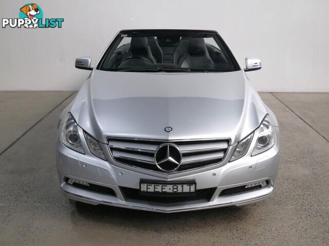 2010 MERCEDES-BENZ E350 AVANTGARDE 207 2D CABRIOLET