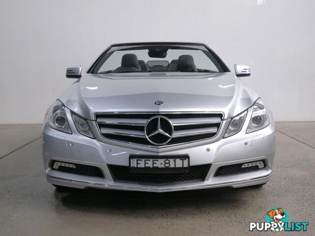 2010 MERCEDES-BENZ E350 AVANTGARDE 207 2D CABRIOLET