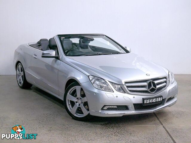 2010 MERCEDES-BENZ E350 AVANTGARDE 207 2D CABRIOLET