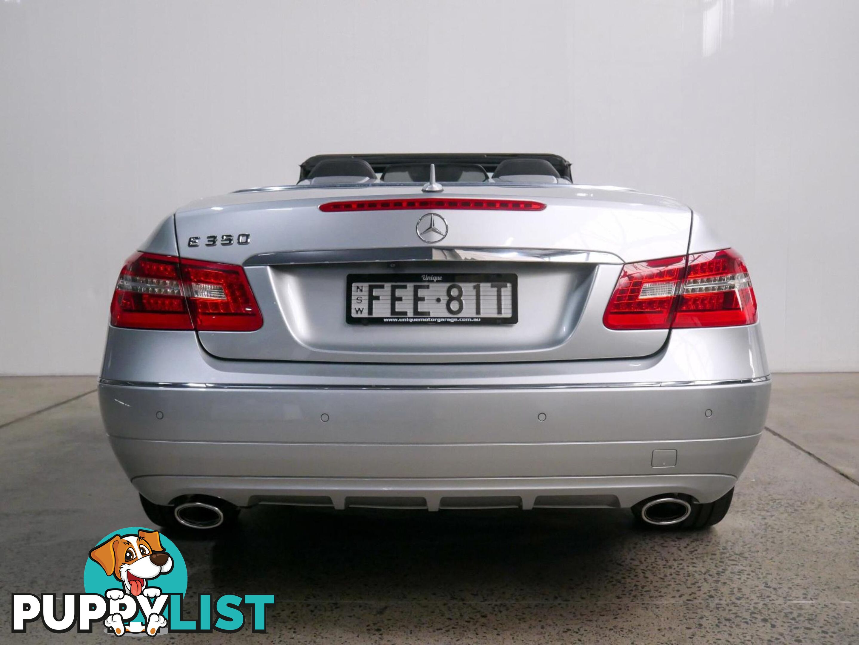 2010 MERCEDES-BENZ E350 AVANTGARDE 207 2D CABRIOLET