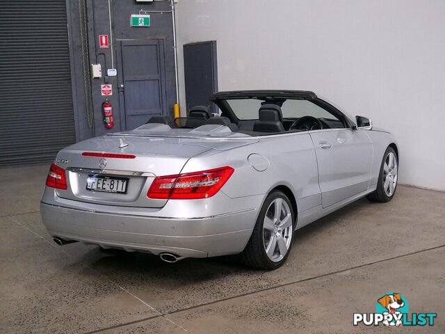 2010 MERCEDES-BENZ E350 AVANTGARDE 207 2D CABRIOLET