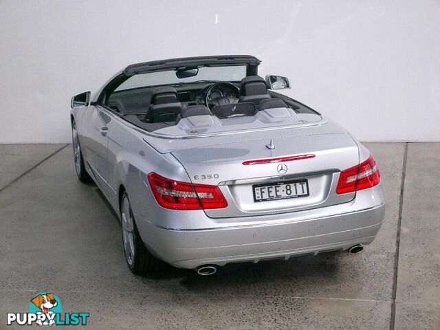 2010 MERCEDES-BENZ E350 AVANTGARDE 207 2D CABRIOLET